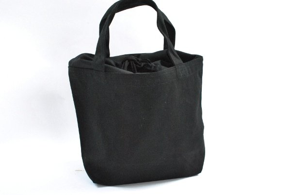 画像2: 的柄　トートバック巾着黒