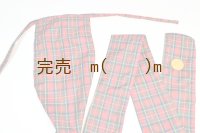 弓袋　雨用　赤チェック　袋付