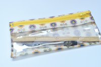花柄透明ポーチ