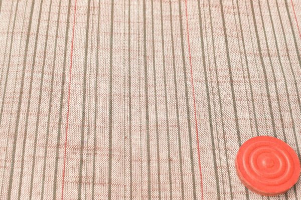 画像4: がま口襷入れ　枯色会津布