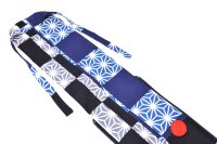 弓袋ファスナー　麻の葉　市松