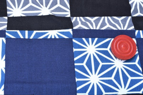 画像2: 弓袋ファスナー　麻の葉　市松