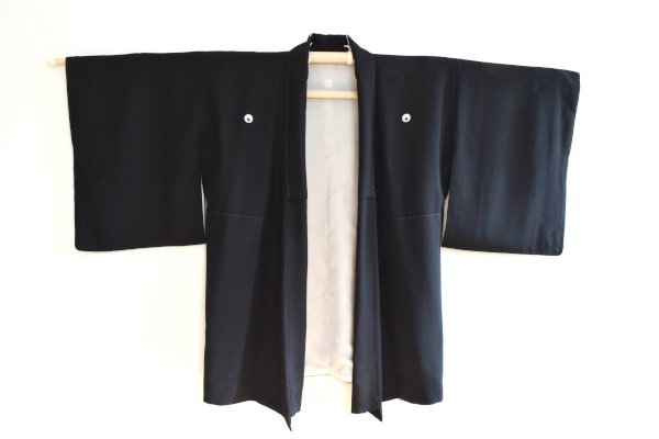 画像2: 着物　黒着物　鶴